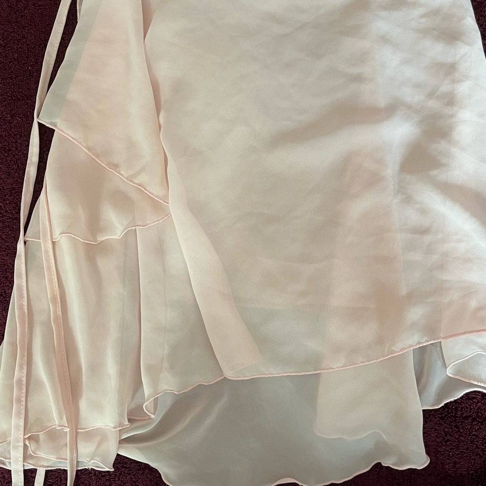 Dance wrap skirt, light pink